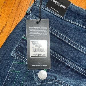 True Religion Ricky Straight Jeans – Dark Wash (NWT)